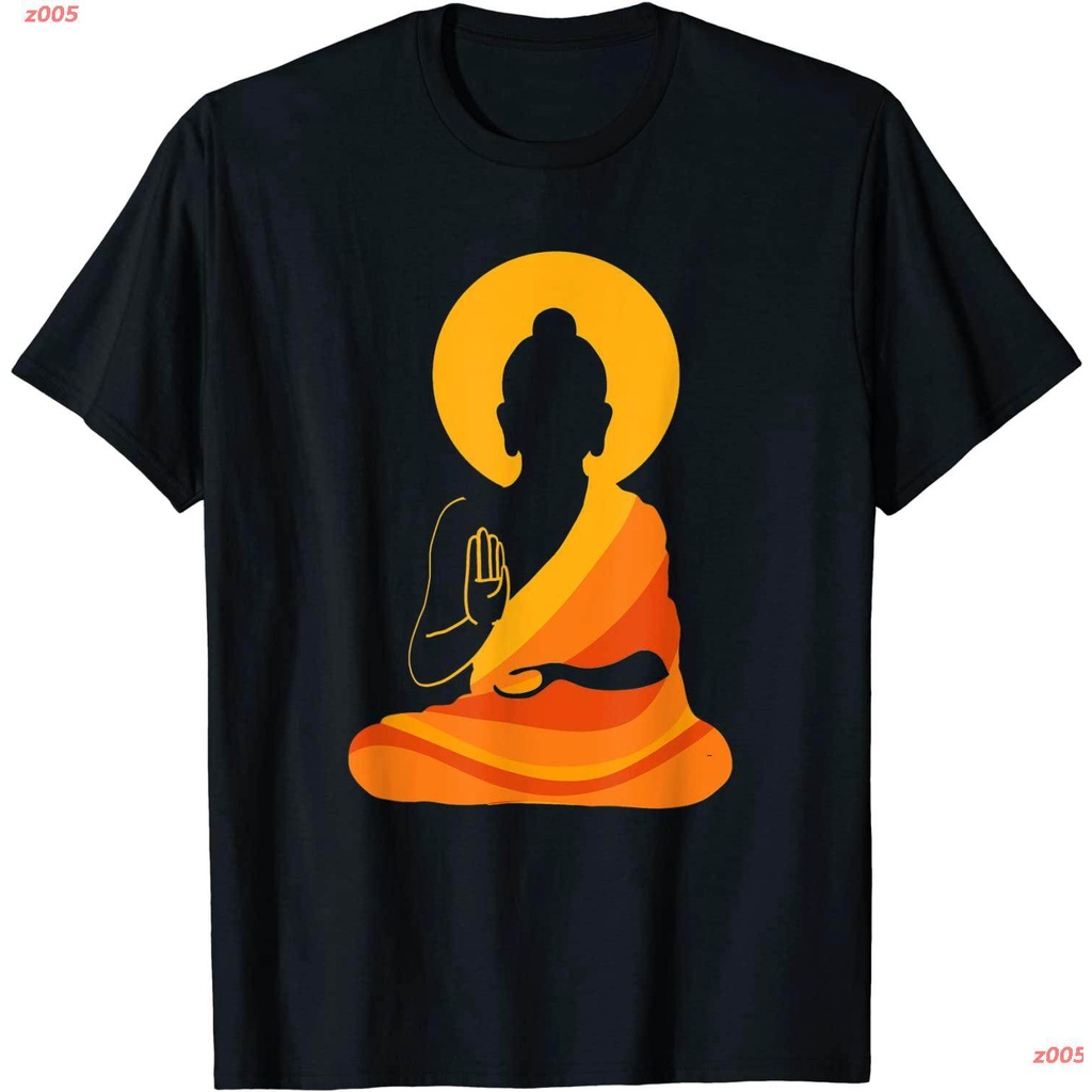 z005-buddha-yingyang-zen-yoga-t-shirt-tee-relax-and-enjoy-life-t-shirt-พระพุทธเจ้า-เสื้อยืดพิมลาย-เสื้อยืดแฟชั่นผู้ชาย
