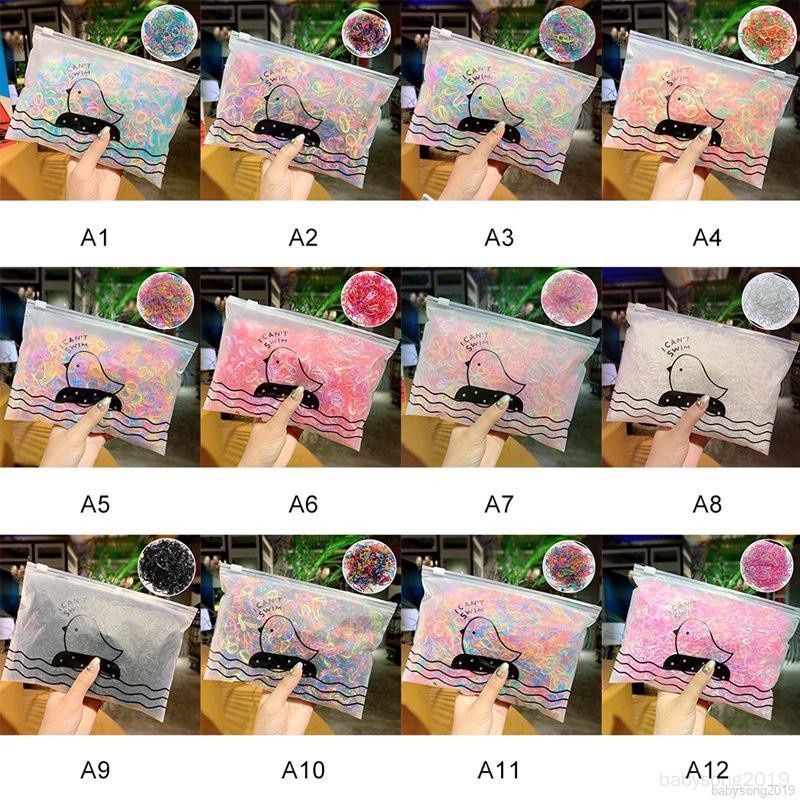 ยางรัดผม-แบบใช้แล้วทิ้ง-สําหรับเด็กผู้หญิง-จํานวน-1000-ชิ้น