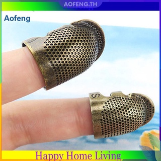 ✿Ready Stock✿ Retro Finger Protector Thimble Ring Handworking Needle Sewing Accessories[aofeng]