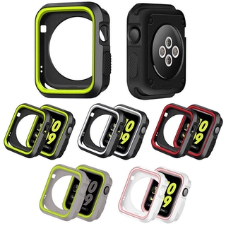 Suitable for Apple Watch protective sleeve Silicone protective sleeve 44 mm 40 mm Suitable for Iwatch protective sleeve 42 mm / 38 mm protective sleeve Suitable for Apple Watch Series 6 5 4 3 Se accessories