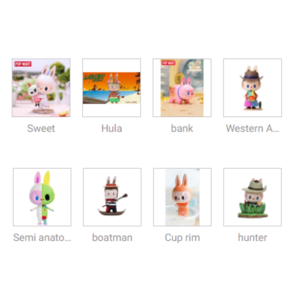 [จํากัดคอลเลกชัน] Labubu hunter / sweet / boatman / Rim Cup / semi ...