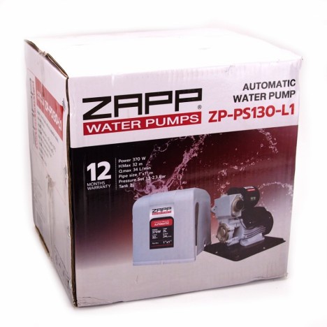 zapp-zp-ps130-l1-ปั้มน้ำอัตโนมัติ-ฝาครอบ-water-pump-370w-รุ่น-zp-ps130-l1-ปั้๊มน้ำ