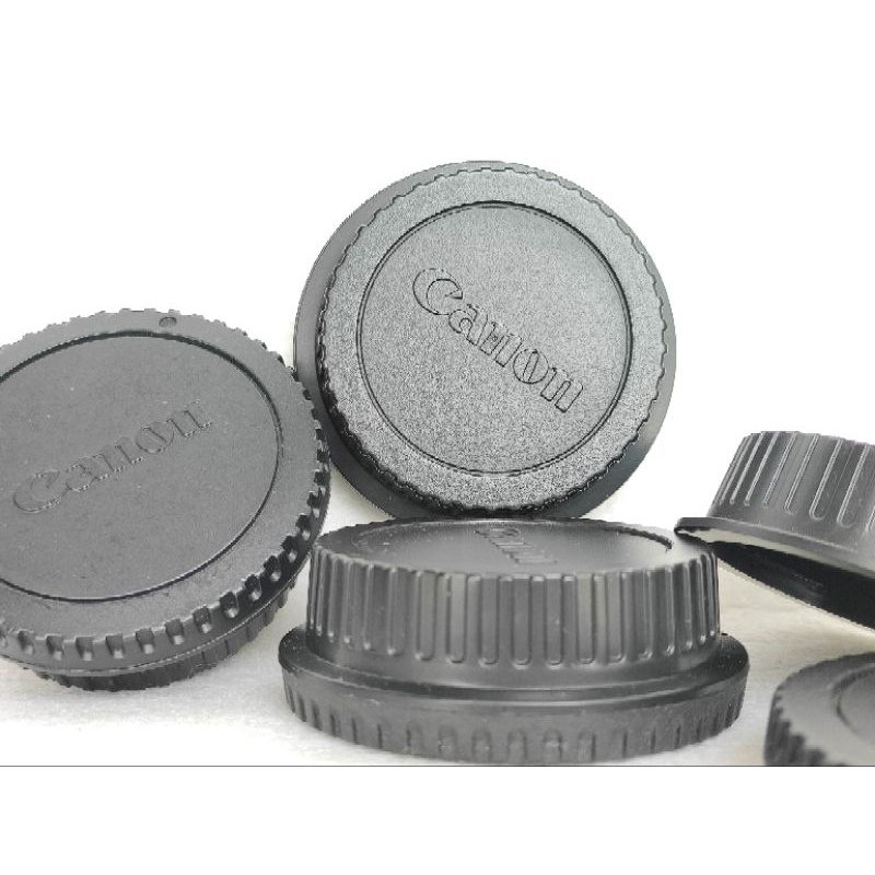 ฝาปิดท้ายเลนส์และบอดี้ Real cap Body Canon EF Eos Slr dslr ทุกประเภท ...