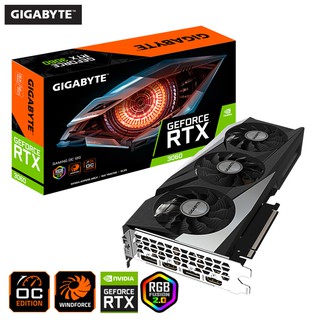 ภาพหน้าปกสินค้าVGA (การ์ดแสดงผล) GIGABYTE GeForce RTX 3060 GAMING OC 12G (LHR) ประกัน 3 ปี ที่เกี่ยวข้อง