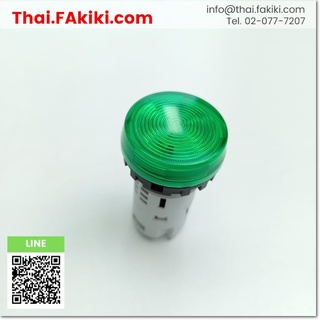 พร้อมส่ง,(C)Used, YW1P-1UQM3 Pilot Light ,ไพลอตแลมป์ สเปค AC230/240V 22mm GREEN ,IDEC (66-002-495)