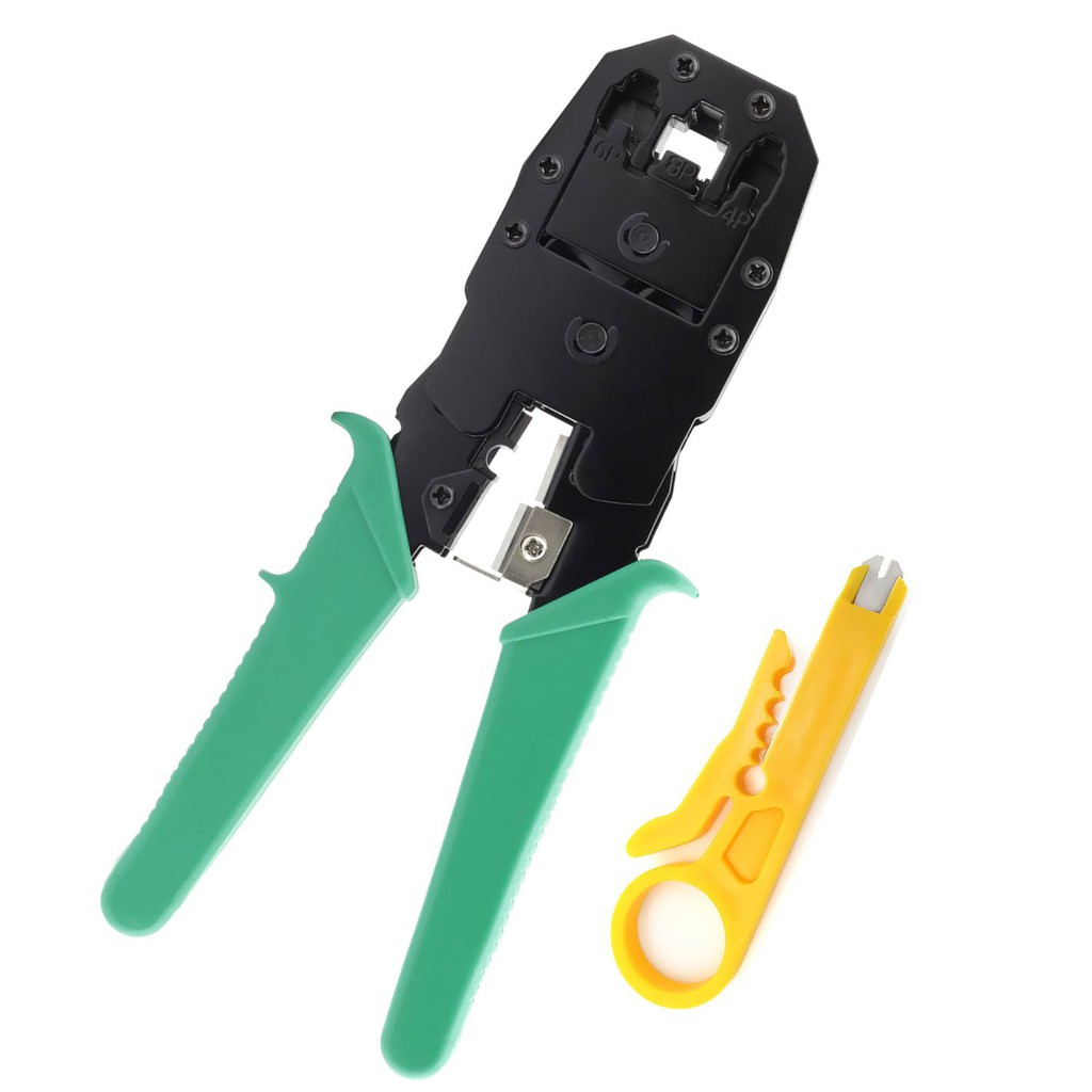 คีมเข้าหัวแลน RJ-45 GLINK รุ่น GLT-315 (3 หัว) พร้อมที่ปอกสายไฟ คุณภาพ ...