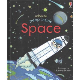 DKTODAY หนังสือ USBORNE PEEP INSIDE SPACE