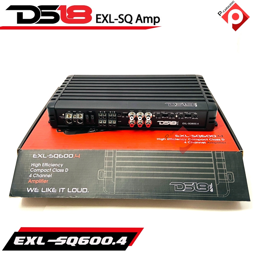 แอมป์คลาสดี4ชาแนล-ds18-exl-sq600-4d-1000-วัตต์-วงจรได้รับการออกแบบอย่างดีทำใด้คุณภาพเสียงครบทุกย่านความถี่