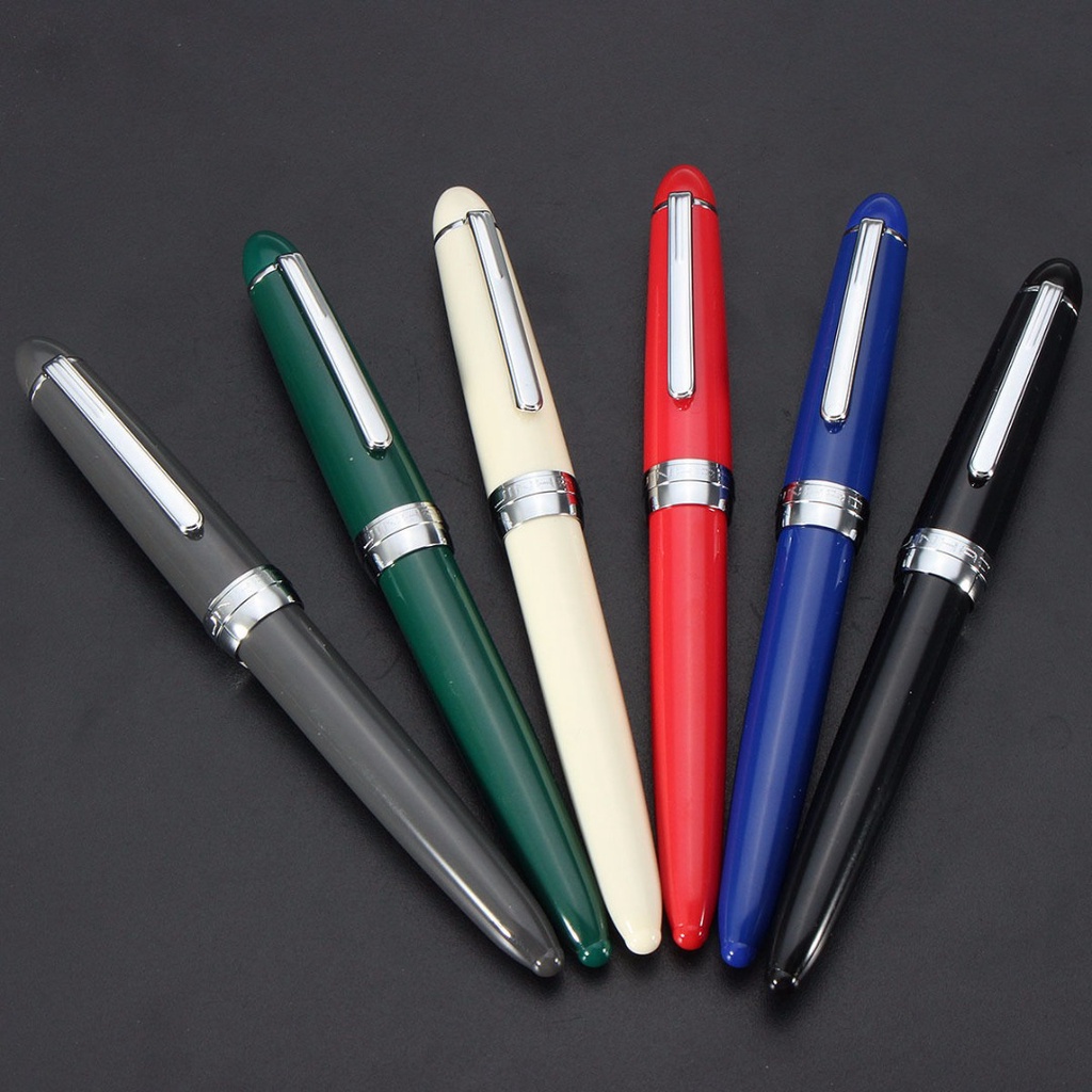 ใหม่-jinhao-992-ปากกาหมึกซึม-แบบใส-6-ชิ้น