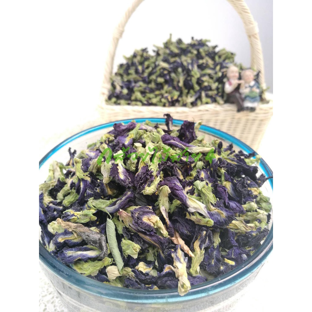 ดอกอัญชันอบแห้ง-dried-butterfly-pea-น้ำหนักสุทธิ-30-กรัม-100-organic