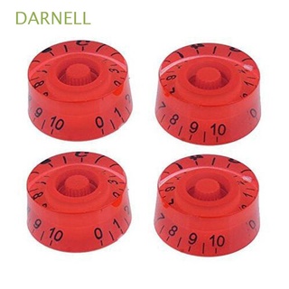 DARNELL 4pcs Potentiometer Cap Volume Knob Volume Tone Knob Guitar Potentiometer Cap Guitar Knobs Guitar Parts Replacement Musical Intrument Accessaries for EPI LP Musical Tone Control Knob Classic Electric Guitar Guitar Potentiometer Button