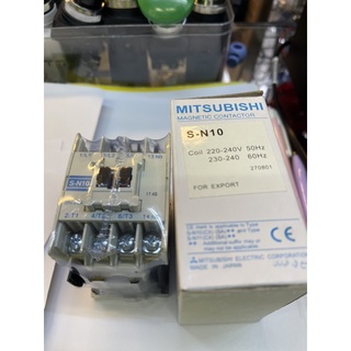 ถูกสุุด! MITSUBISHI แมกเนติก คอนแทกเตอร์ S-N10 Magnetic Contactor Coil 220v380V พร้อมส่ง