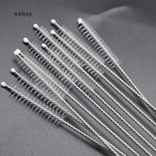 10Pcs Stainless Steel Cleaning Drinking Pipe Brush Straw Cleaner Kitchen Tool
