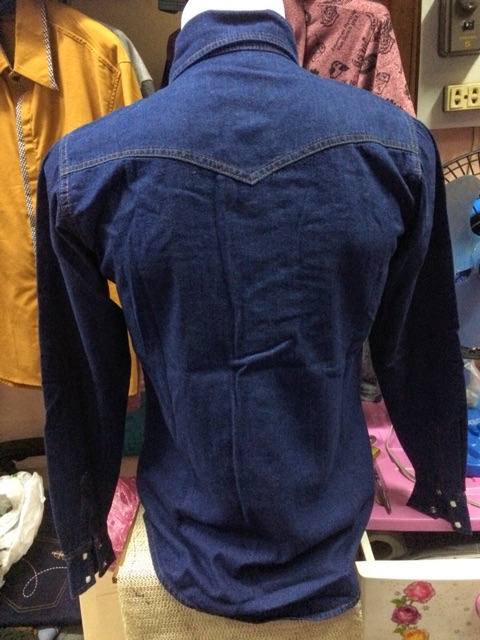 เสื้อยีนส์-levis-501-แขนยาวกระดุมมุก