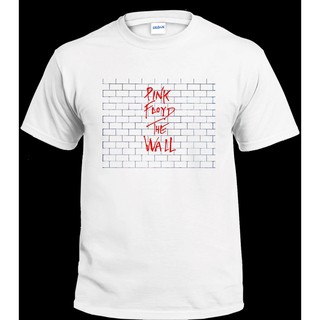 GILDAN เสื้อยืดผ้าฝ้าย 100% พิมพ์ลายกราฟิก Pink FLOYD BAND UNISEX