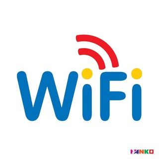 แผ่นป้าย สติ๊กเกอร์สัญลักษณ์ WIFI PANKO SA1923 ป้ายสัญลักษณ์ เฟอร์นิเจอร์ ของแต่งบ้าน WIFI SYMBOL SIGN PANKO SA1923