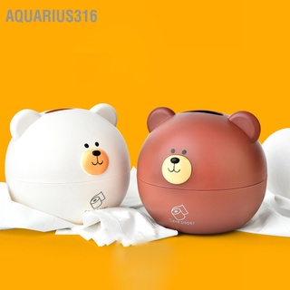 Aquarius316 กล่องใส่ทิชชู่ รูปหมี Pp อเนกประสงค์ สไตล์นอร์ดิก สําหรับตกแต่งบ้าน โต๊ะ ห้องนั่งเล่น