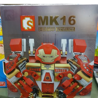 firstbuy_ตัวต่อจีน หุ่นยนต์ ประกอบร่าง  Iron man MK 16