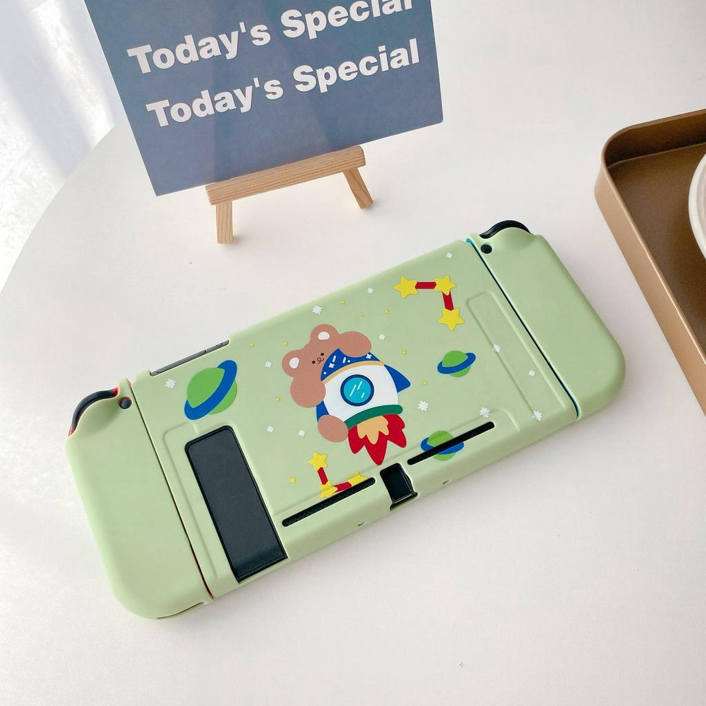 เคสซิลิโคนลายการ์ตูนจรวดสําหรับ-nintendo-switch