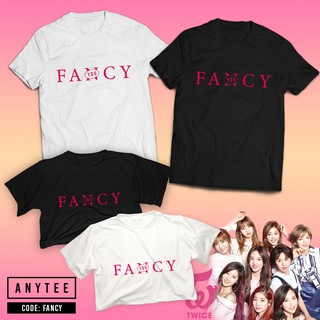 TWICE เสื้อยืดแฟนซีและ Croptop หลวม (ท็อปส์ซูเกาหลีสําหรับผู้หญิงอินเทรนด์) Anytee Ues