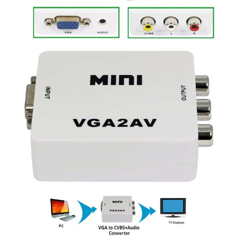 ตัวแปลงสัญญาณ-vga-to-av-tv-rca