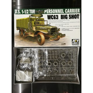 โมเดลประกอบ AFV Club 1/35 AF35S18 WC63 1 1/2 Ton 6x6 Personnel Carrier