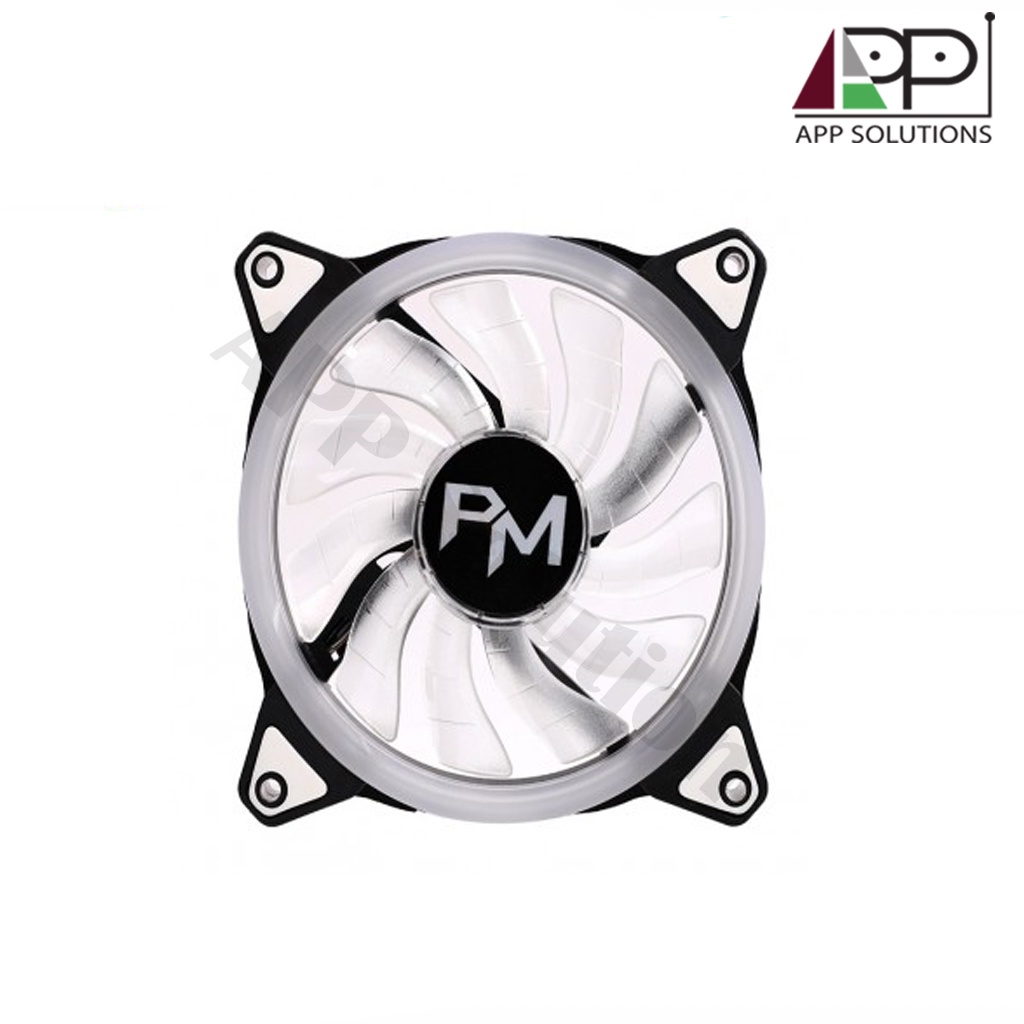 power-monster-พัดลมเคส-cooling-fan-a120-rgb-120mm-pack5-remote-ประกัน1ปี