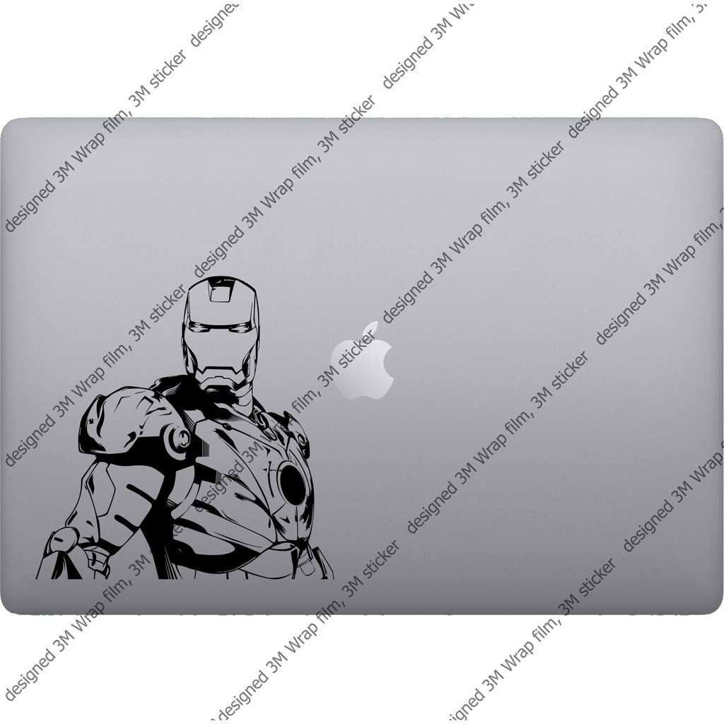 iron-man-สติ๊กเกอร์-3m-ลอกออกไม่มีคราบกาว-removable-3m-notebook-labtop-sticker-สติ๊กเกอร์ตกแต่ง-โน๊ตบุ๊ค