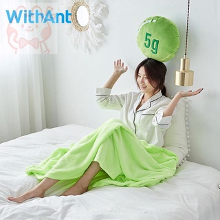 สกุชชี่สไลม์และสกุชชี่ตุ๊กตานุ่มนิ่ม∈WithAnt Ant Forest Energy Ball โยนหมอนผ้าห่ม Plush ของเล่นเบาะพลังงานสีเขียว Creati