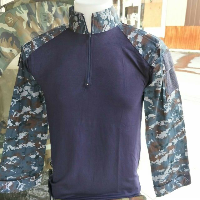 ภาพหน้าปกสินค้าเสื้อคอมแบตเชิ้ต สีทหารอากาศ