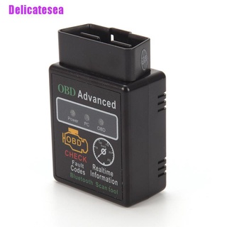 Delicatesea&gt; เครื่องสแกนเนอร์บลูทูธ Obd2 Elm327 V2.1 สําหรับรถยนต์