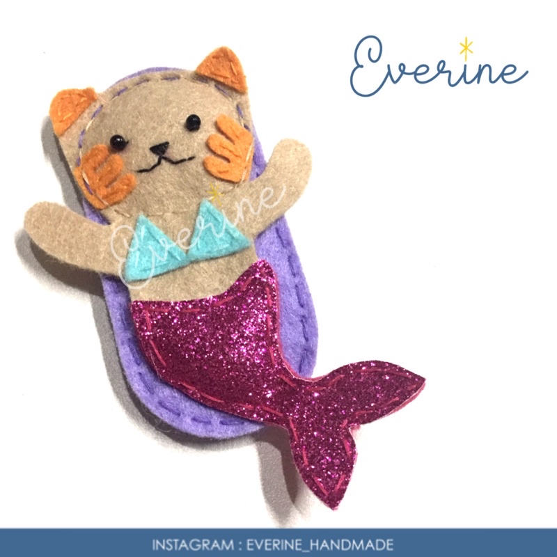 everine-cat-mermaid-ที่เก็บสายชาร์จ-หูฟัง-cord-organizer
