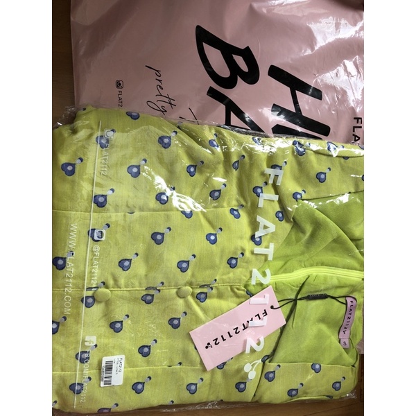 new-flat2112-ft538-pandora-dress-lime-size-s-ของใหม่