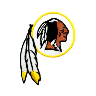 Washington Redskins ตัวรีดติดเสื้อ กีฬา อเมริกันฟุตบอล ทีม NFL ตกแต่งเสื้อผ้า หมวก กระเป๋า Embroidered Iron On