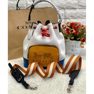 COACH Jes Drawstring Bucket Bag