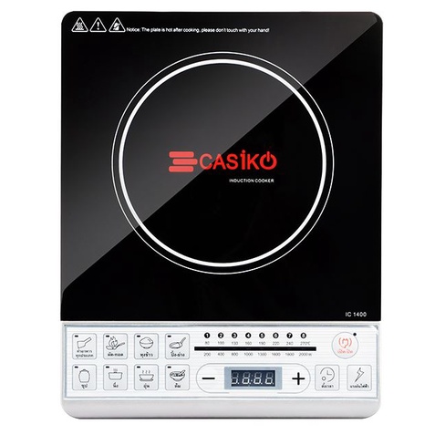 casiko-เตาแม่เหล็กไฟฟ้า-พร้อมหม้อ-รุ่น-ic-1400-มี-8-ฟังก์ชั่น-กำลังไฟ-1400-วัตต์-ic-1400