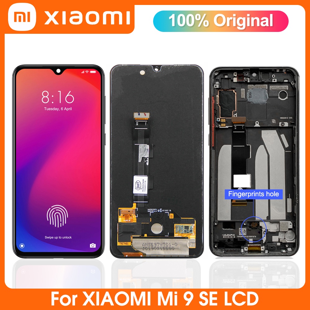 หน้าจอ LCD Xiaomi Mi 9 SE อะไหล่หน้าจอสัมผัสดิจิทัล M1903F2G | Shopee ...