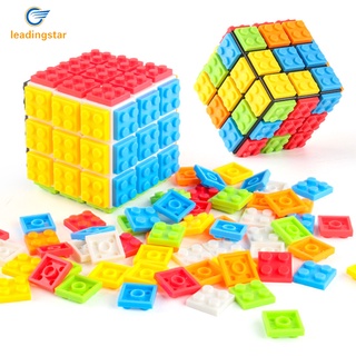 Leadingstar บล็อกตัวต่อปริศนา 3x3 หมุนได้ เพื่อการเรียนรู้เด็ก Diy