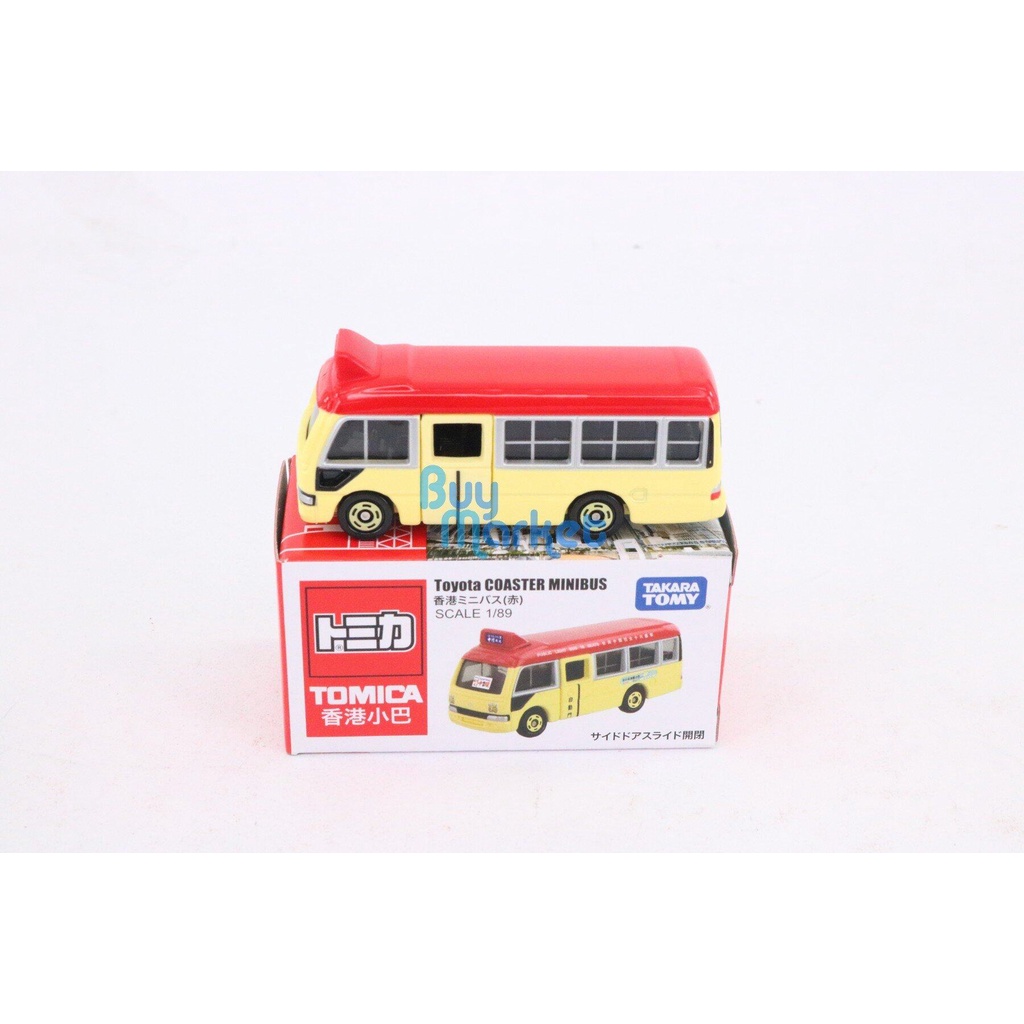 original-takara-tomy-tomica-hong-kong-minibus-toyota-coaster-red-scale-1-89-diecast-car