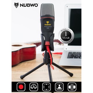 ไมค์คอนเดนเซอร์ รุ่น M66 CONDENSER MICROPHONE NUBWO M66 ให้เสียงสมจริง รอบทิศทาง ตัดเสียงรบกวนรอบข้าง พร้อมแจ๊ค3.5