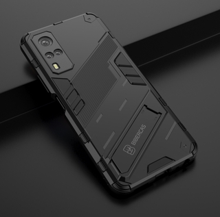 Vivo Y31 2021 Luxury Shockproof Hybrid Armor KickStand Case Cover