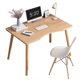 ภาพหน้าปกสินค้าDUDEE โต๊ะทำงานไม้อัด โต๊ะทำงาน ขาไม้ ขอบมน โต๊ะไม้ โต๊ะคอม โต๊ะเขียนหนังสือ โต๊ะ โต๊ะไม้มินิมอล ที่เกี่ยวข้อง
