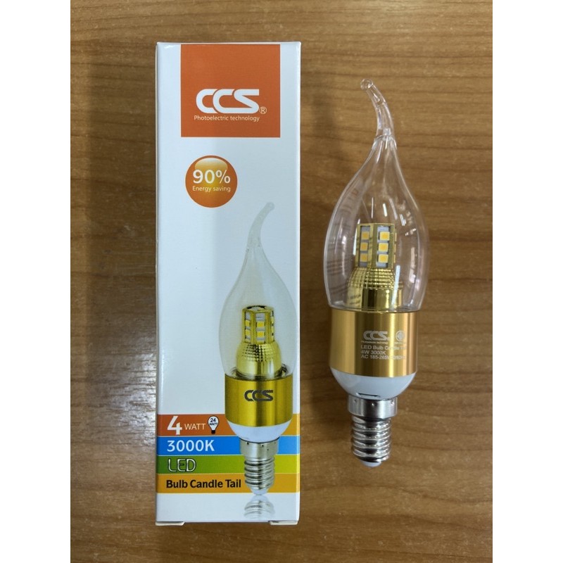 ส่งทุกวันจ้า-หลอดโอเปร่า-led-4w-ขั้วเกลียว-e14-สำหรับ-โคมระย้า-โคมไฟคลิสตัล