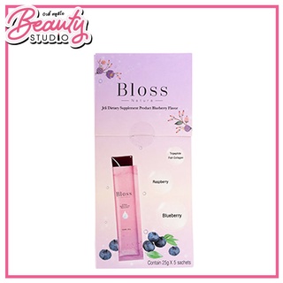 (แท้100%) Bloss Natura Bloss Jeli Moist Booster บลอส เจลี่ มอยซ์ กล่องสีม่วง 5 ซอง