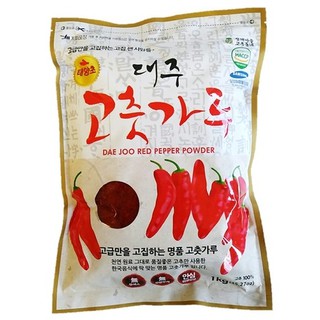 พริกป่นเกาหลี โกชูการู gochugaru dae joo นำเข้าจากเกาหลี 100% 대주 청정 태양초 고춧가루