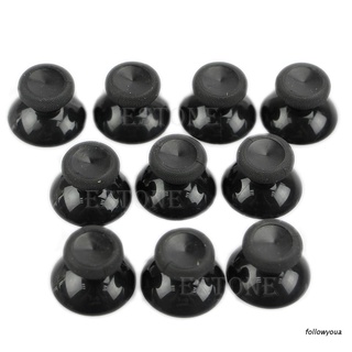 Folღ ปุ่มกดหัวแม่มือ Thumbstick แบบเปลี่ยนสําหรับ Controller สีดํา 10 ชิ้น