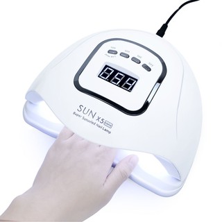 สินค้า SUN X5 Max เครื่องอบเล็บเจล 120 วัตต์ LED 45 ดวง แห้งไวมาก UV LED Nail lamp 120W Smart Lamp เครื่องอบเล็บ