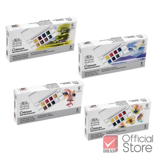 Winsor&amp;Newton สีน้ำ ชุดสีน้ำก้อนคอทแมน 8 สี จำนวน 1 ชุด