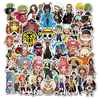 สินค้า สติกเกอร์ไวนิล One Piece Luffy Series Graffiti Diy กันน้ำ 50 ชิ้น / ถุง