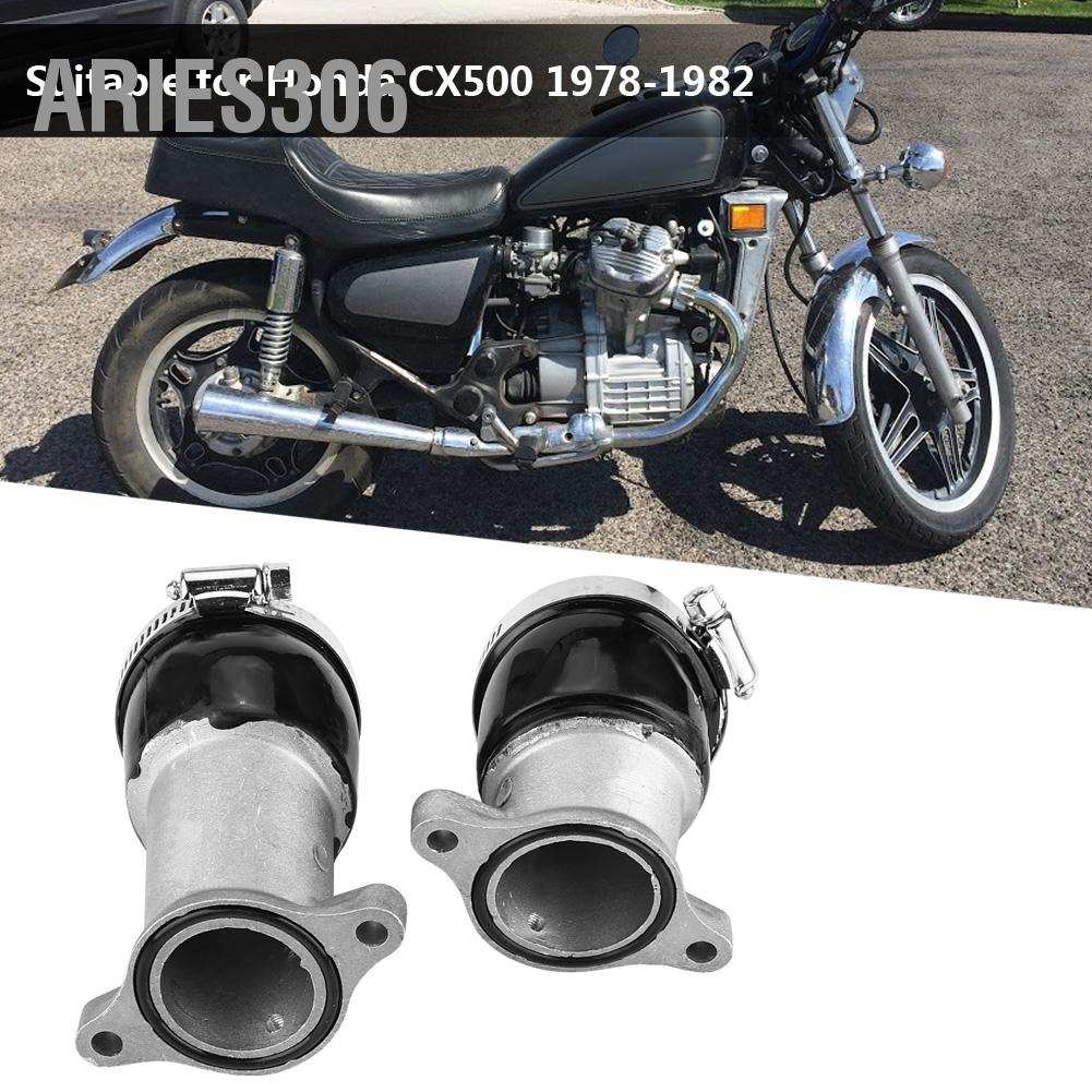 aries306-ท่อร่วมไอดีคาร์บูเรเตอร์-อะลูมิเนียม-สําหรับ-honda-cx500-1978-1982-2-ชิ้น